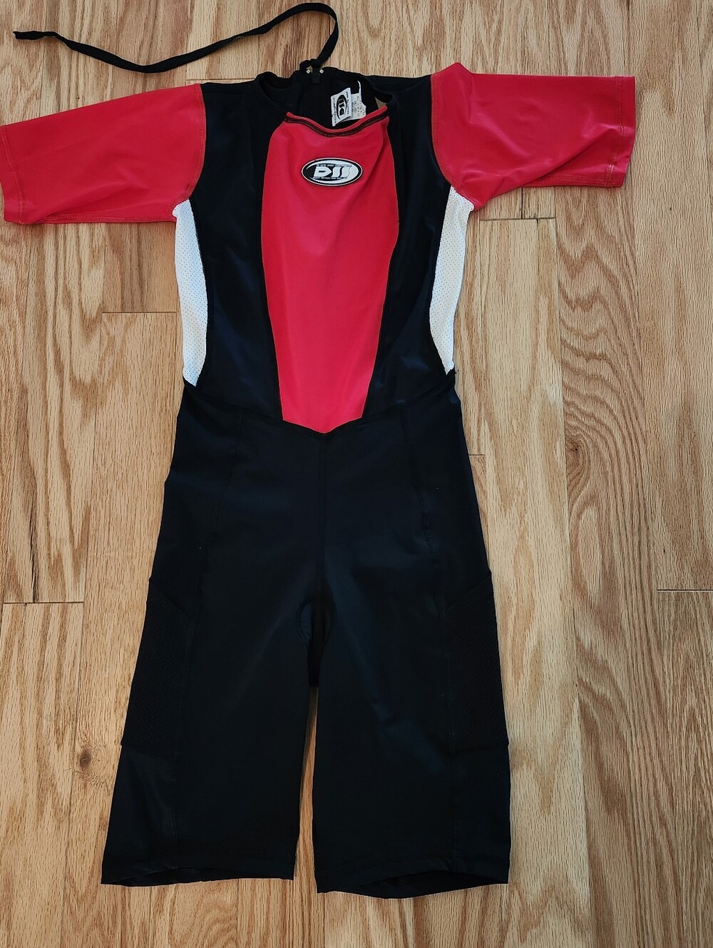 DSS De Soto Sport Womens Triathlon Tri Suit Skinsuit XL Fits Like Small Med Pad